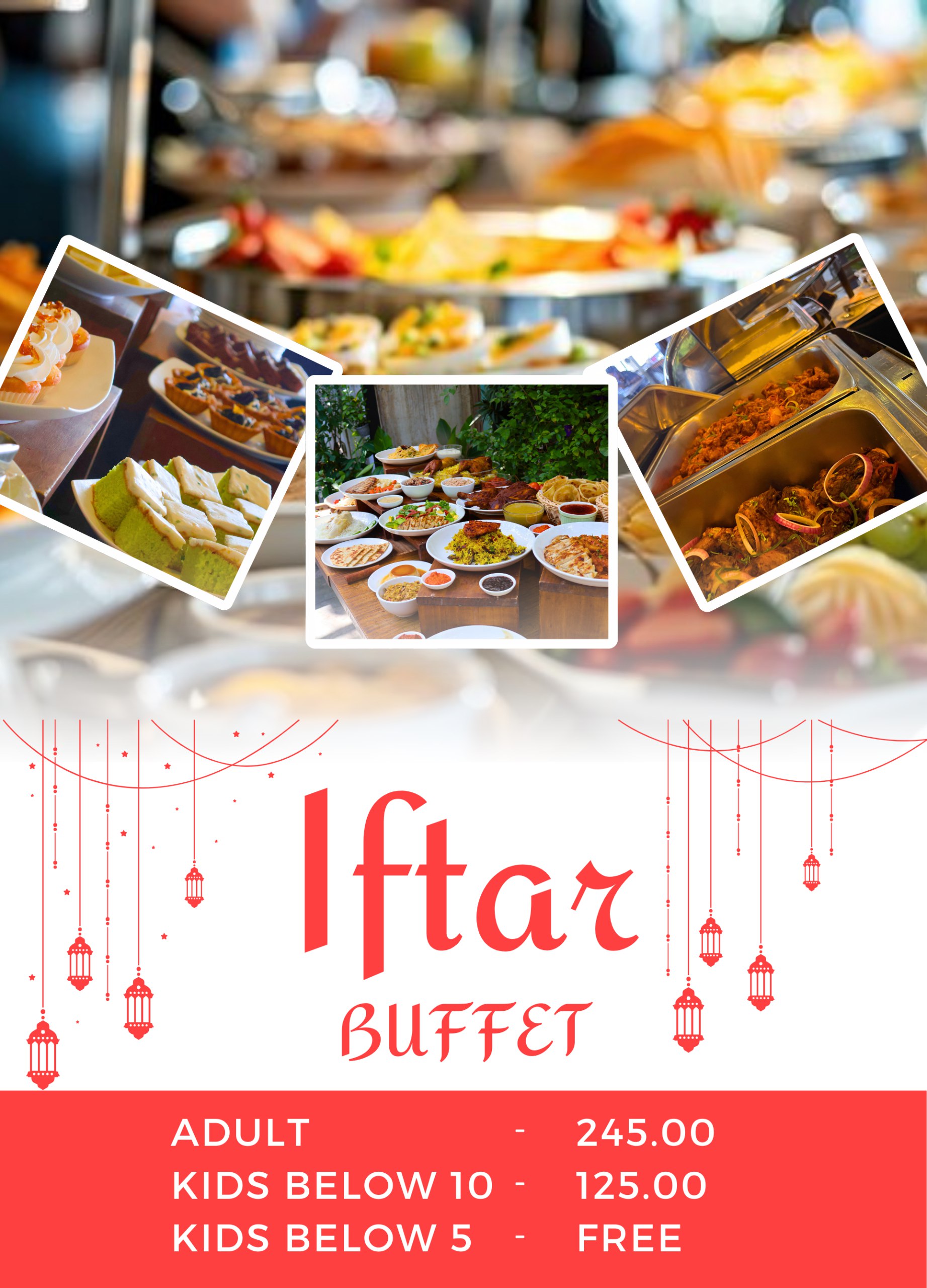 Iftar Buffet Menu 2026